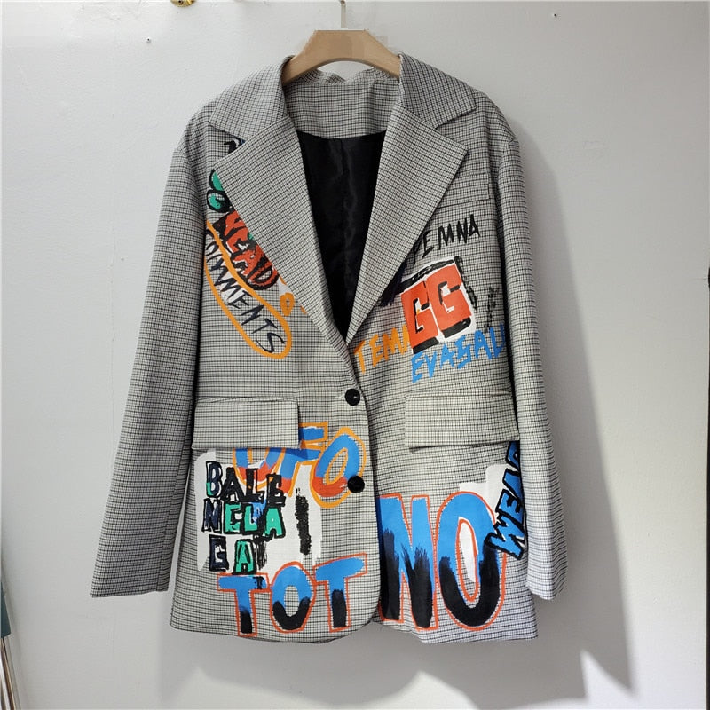 Oversized damesblazer