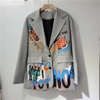 Oversized damesblazer
