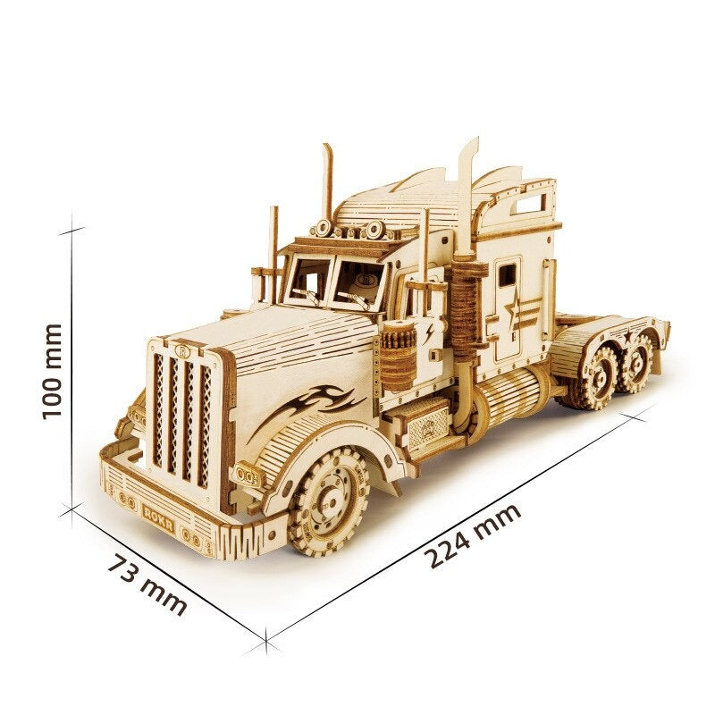 Houten 3D-treinpuzzel — afbeelding 9