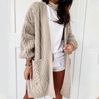 Gebreide jas in oversized model