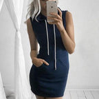 Mouwloos mini zomerjurk met twist detail — afbeelding 29