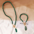 Parel drop ketting Nature love