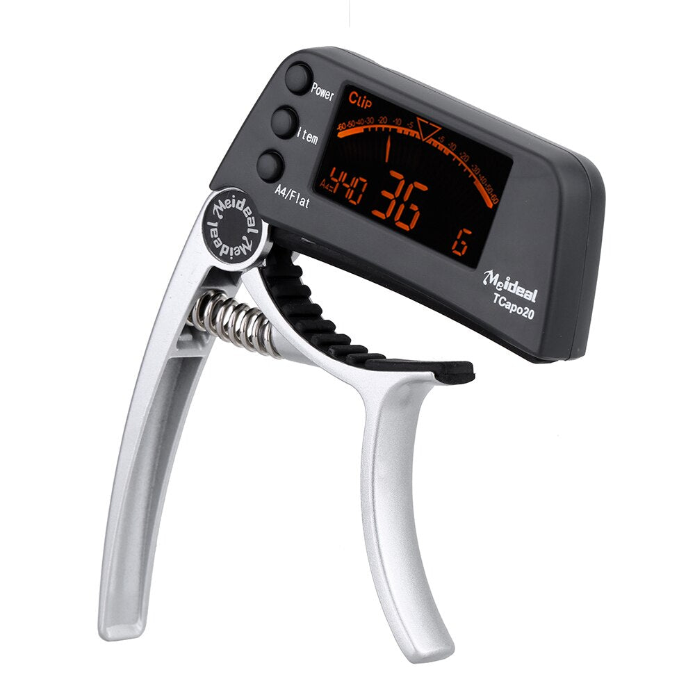 2-in-1 gitaar capo & tuner