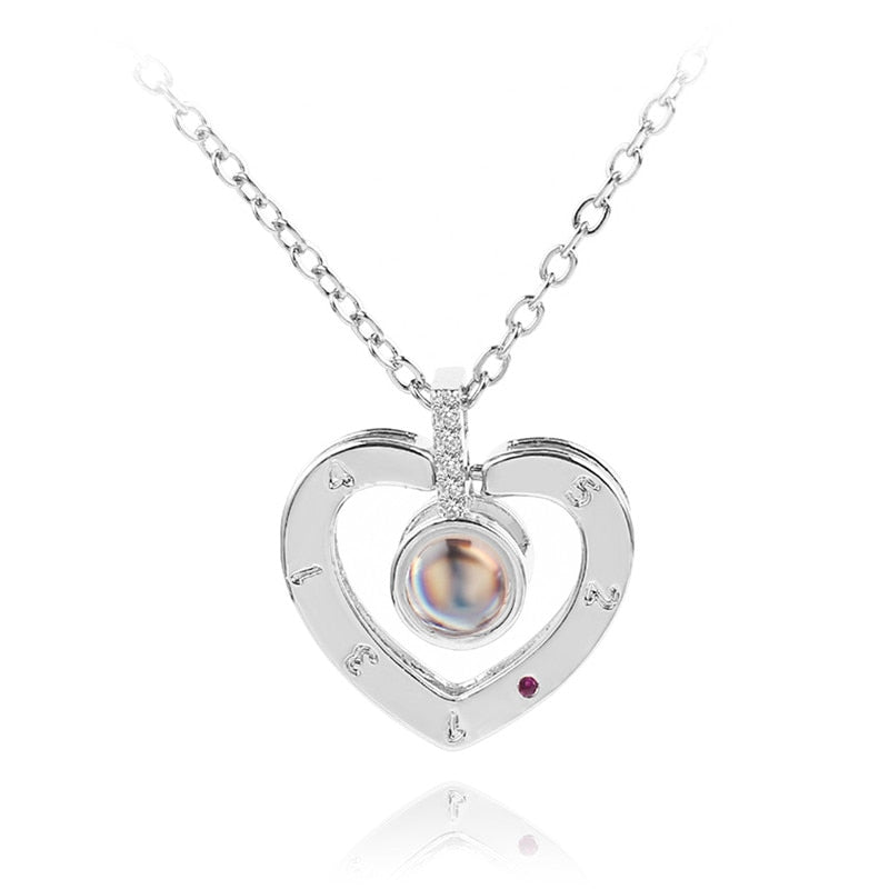 I love U necklace – projectie hanger