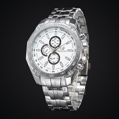 Zakelijk herenhorloge Silver