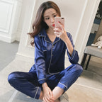 Pyjamaset van satijn
