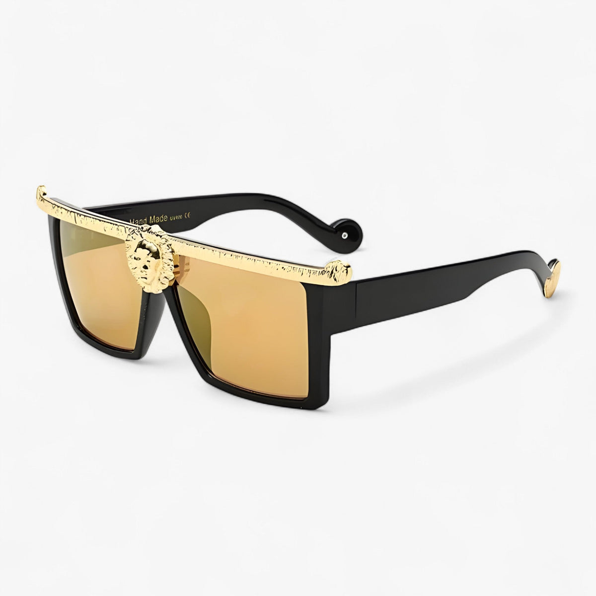Retro zonnebril met leeuwenstijl