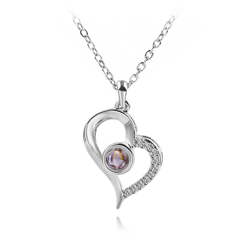 I love U necklace – projectie hanger