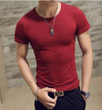 Ademend ronde hals sportshirt heren – licht & sneldrogend — afbeelding 33