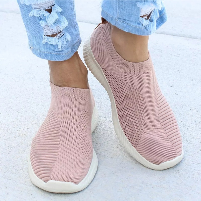 Platte damessneakers Patty