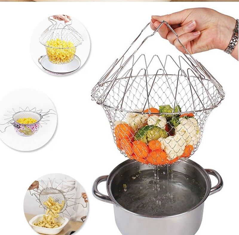 Opvouwbare multifunctionele lekmand Chef Basket