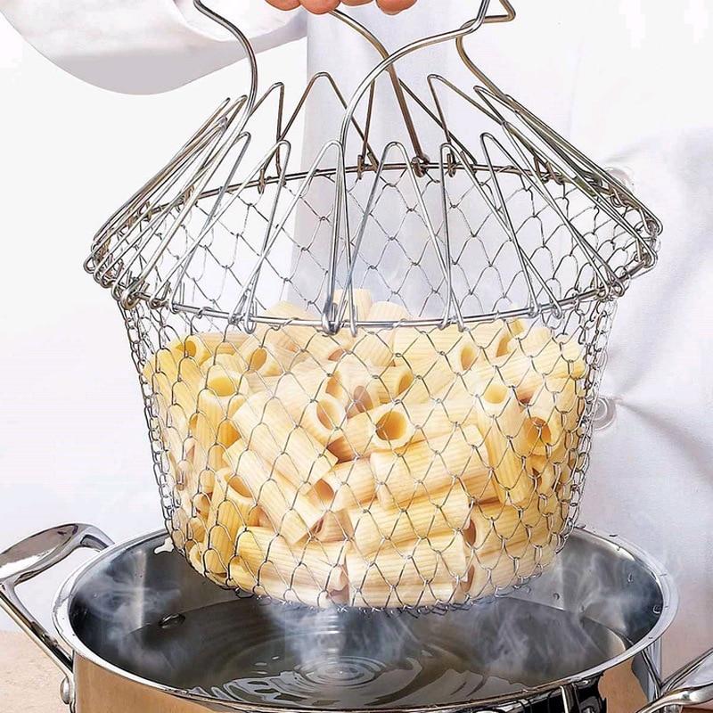 Opvouwbare multifunctionele lekmand Chef Basket