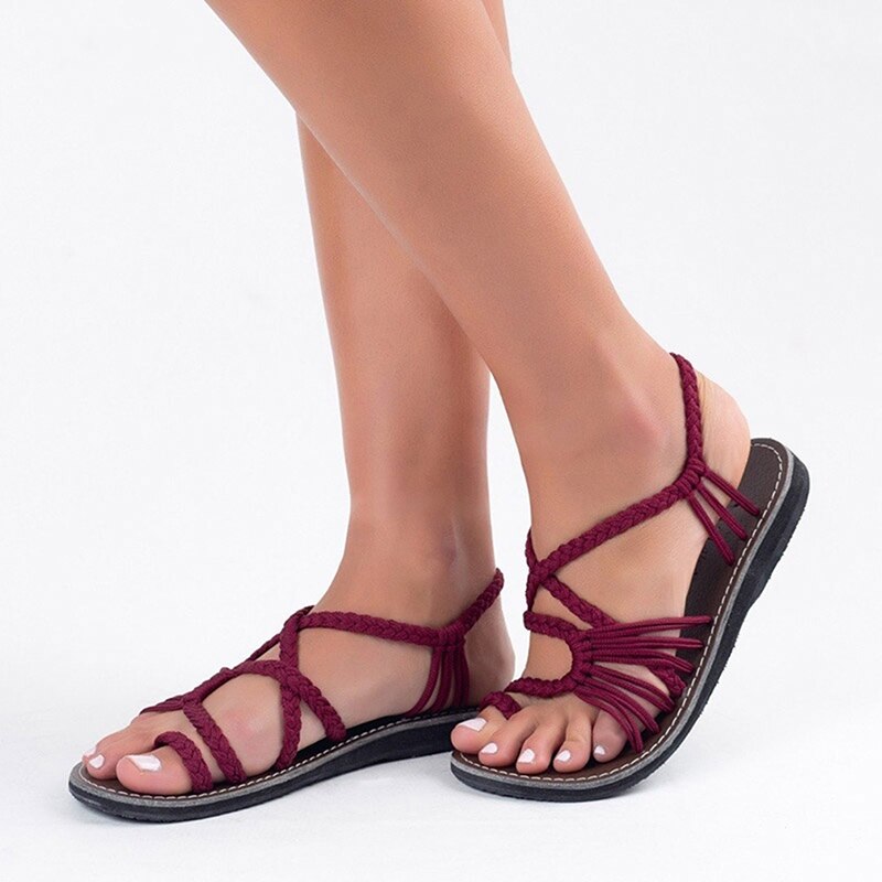 Gewoven slippers Rome flops