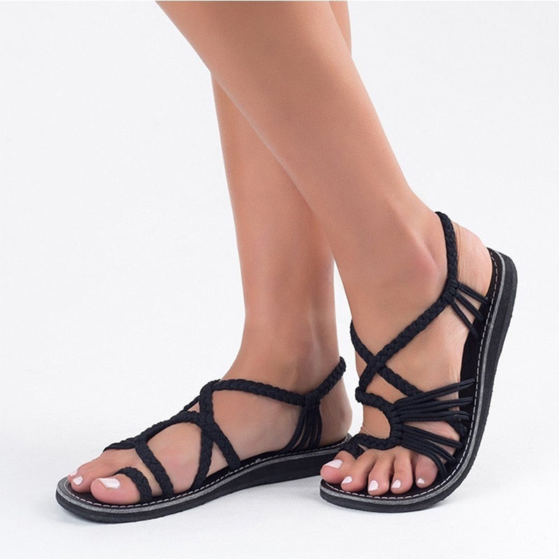 Gewoven slippers Rome flops