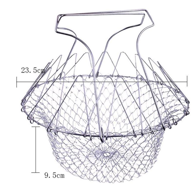 Opvouwbare multifunctionele lekmand Chef Basket