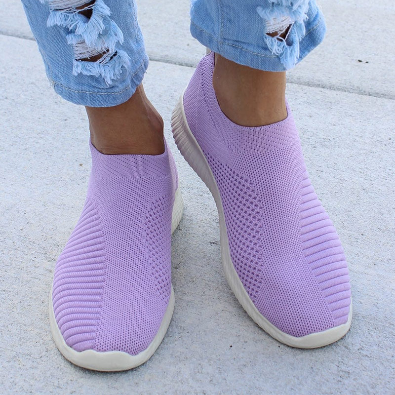 Platte damessneakers Patty