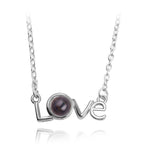 I love U necklace – projectie hanger