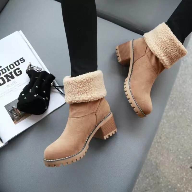 Womens fashion – vouwbare zachte laarzen