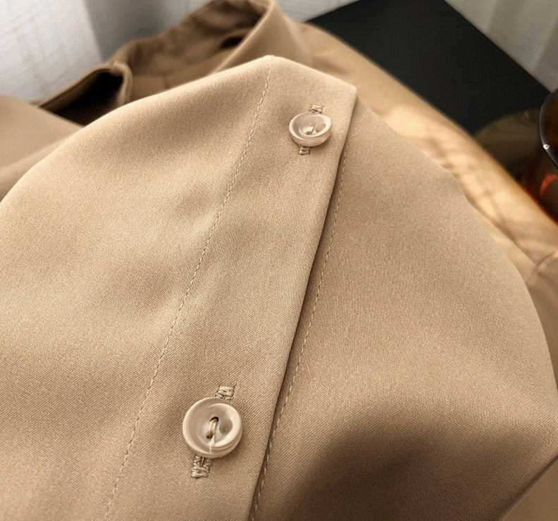 Satijnen blouse voor dames – Liva
