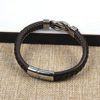 Lederen knoop armband – Infinity armband — afbeelding 8