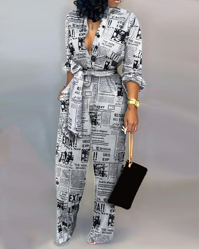 Lange mouwen jumpsuit