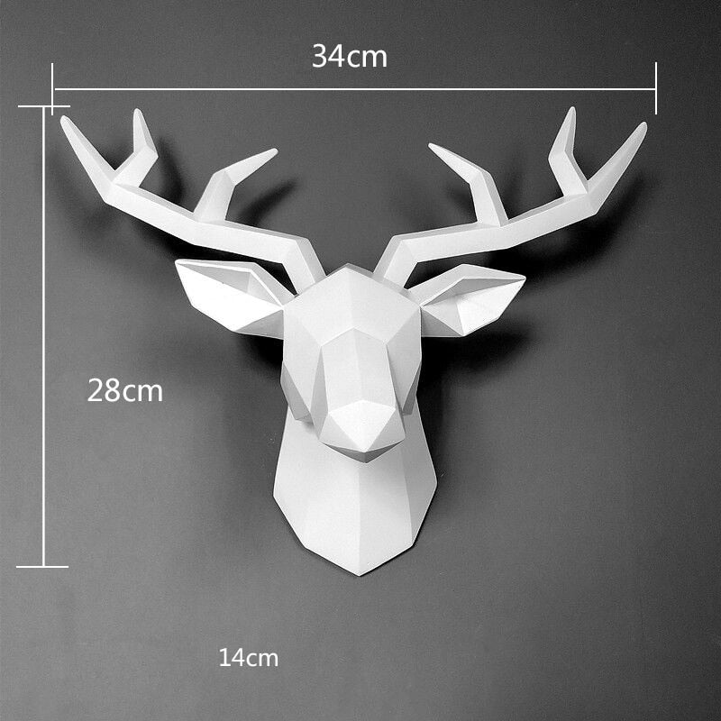 Hertendecoratie 3D Reindeer