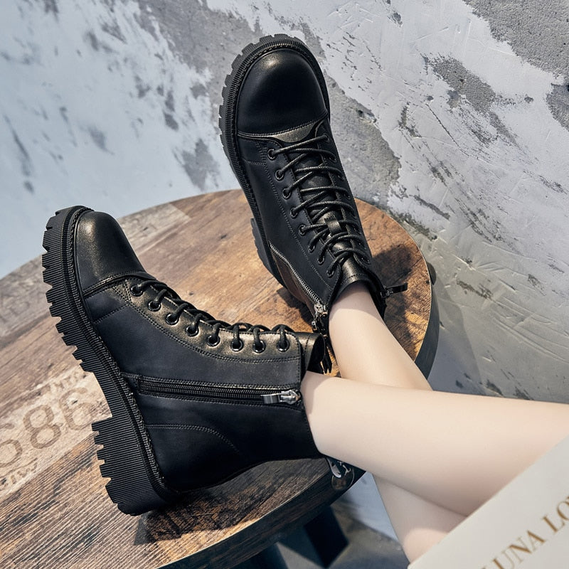 Boots met rits voor dames