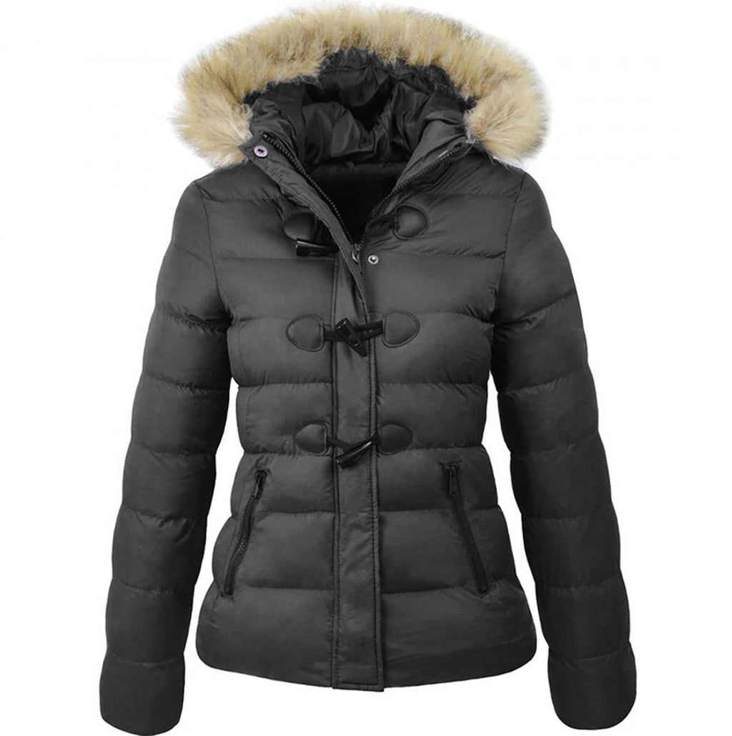 Winterjas met kraag voor dames