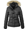 Winterjas met kraag voor dames