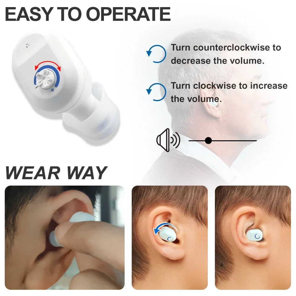 Mini in-ear hoortoestellen – clearmini
