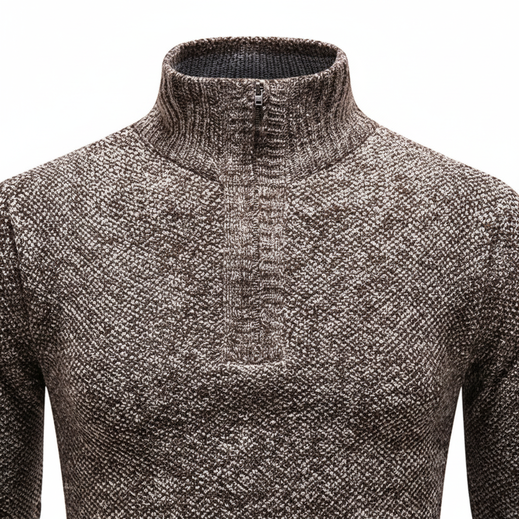 Halve-Zipper trui