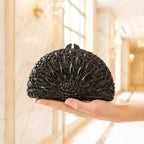 Halfrond hard-shell avondtasje