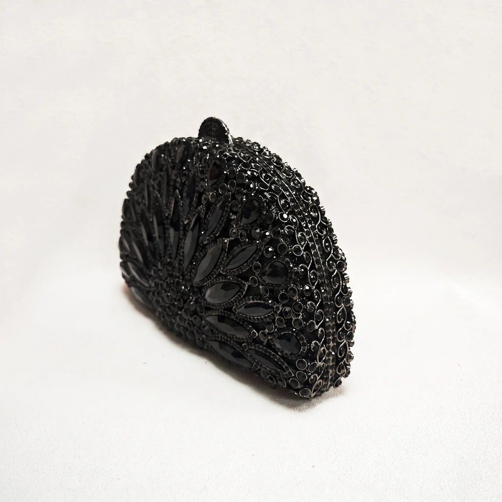 Halfrond hard-shell avondtasje