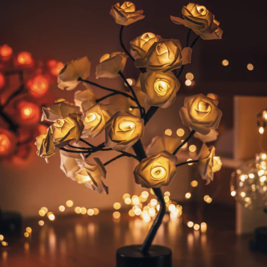 Florale lichtsculptuur