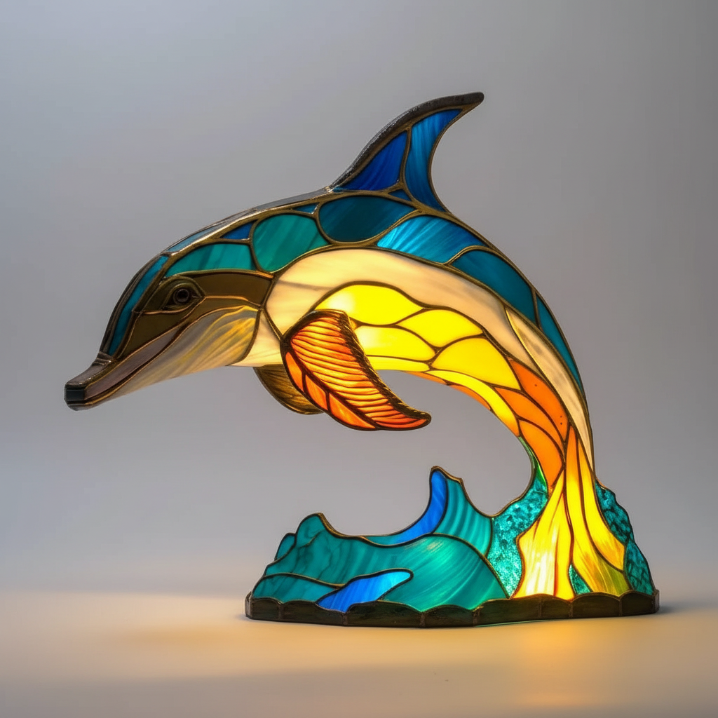 Mozaïeklamp dierenkop