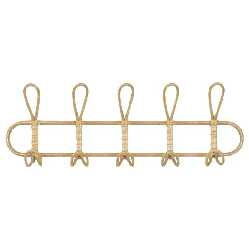 Handgeweven rotan wandhaken