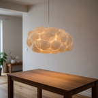 Hanglamp in wolkenvorm pvc-katoen