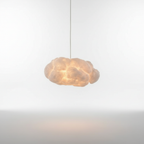 Hanglamp in wolkenvorm pvc-katoen