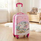 Harde kinderkoffer met wielen