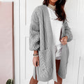 Gebreide jas in oversized model