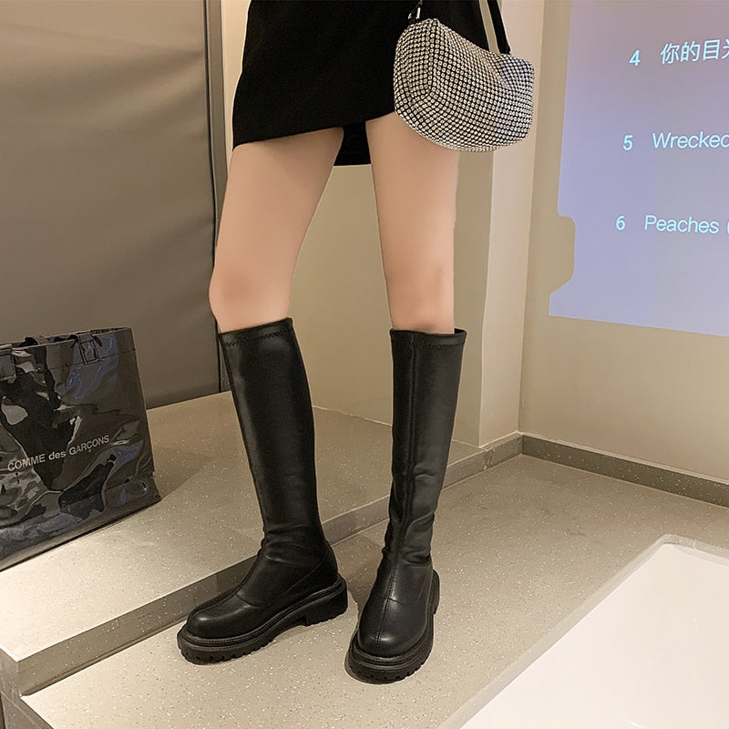 Leren boots voor dames