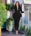 Tweedeledige trainingsset met blazer en broek