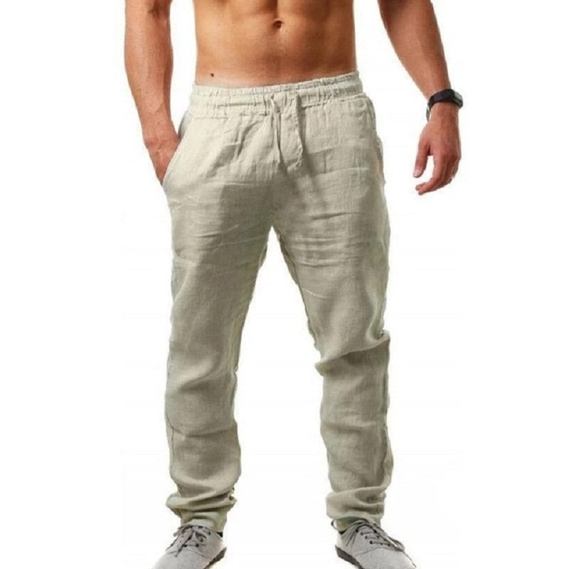 Lukas linnen pantalon voor heren