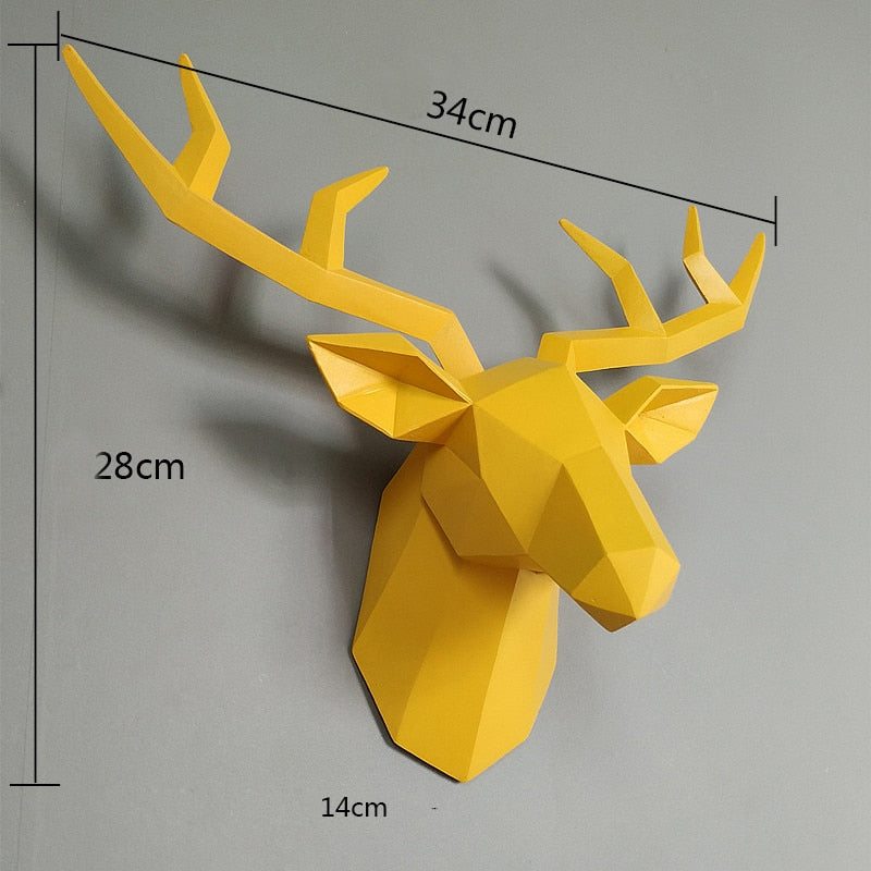 Hertendecoratie 3D Reindeer — afbeelding 11