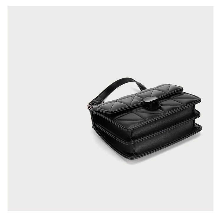 Lilly luxury tas – designer vintage tas met ruitvormig patroon