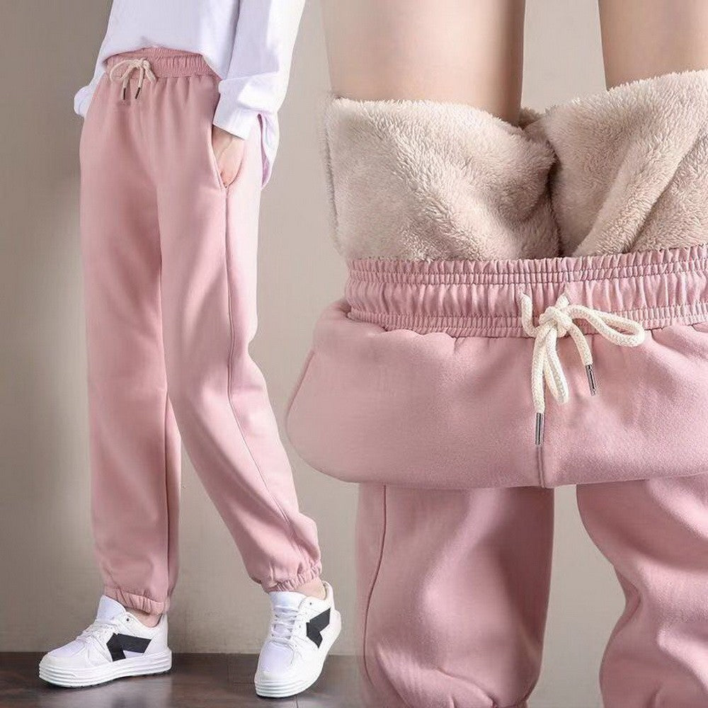 Fleece joggingsbroek