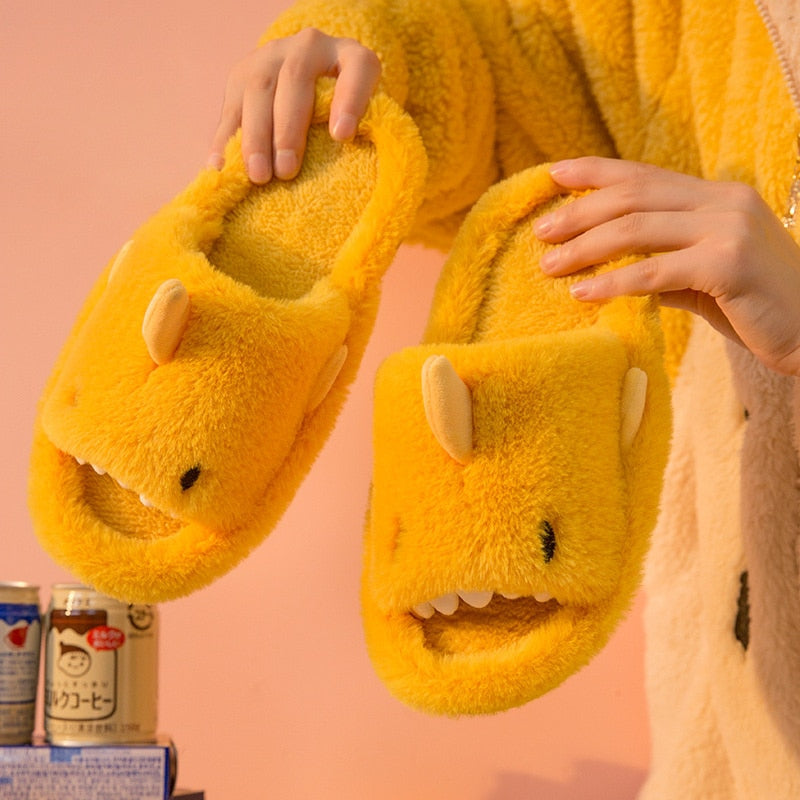 Wollen winterpantoffels met haaienmotief — afbeelding 9
