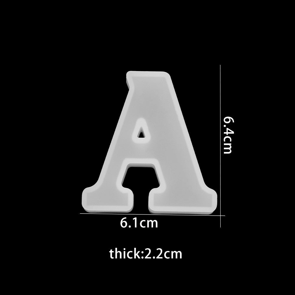 3D siliconen mal om chocoladeletters te gieten – bakplezier — afbeelding 10