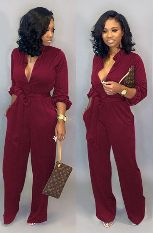 Lange mouwen jumpsuit