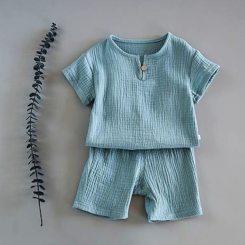 Een stoere & zomerse sam combiset voor jouw kindje